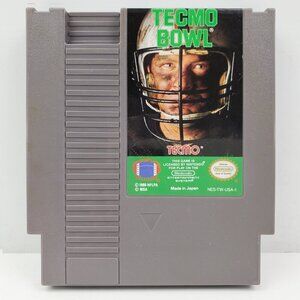Tecmo Bowl NES Nintendo Video Game 1989 Authentic Tested